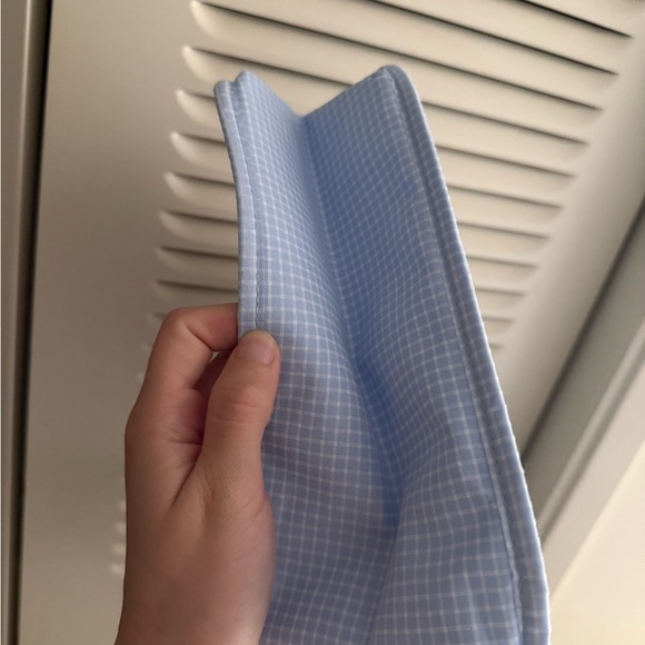 Rare Miffy Blue Checkered Tote Bag - Picture 3 of 5